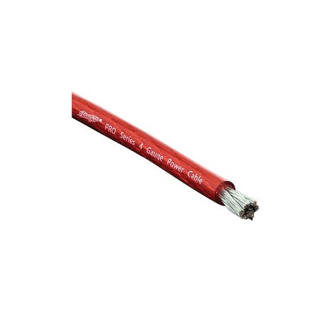 STINGER ELECTRONICS 100 FT 4GA RED POWER WIRE SPW14TR